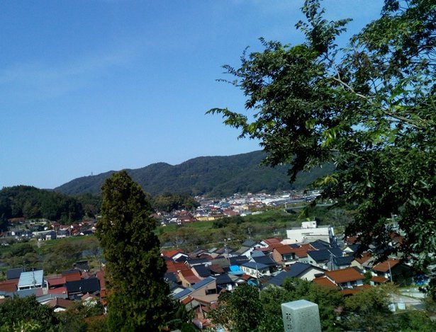 斐伊川を望む